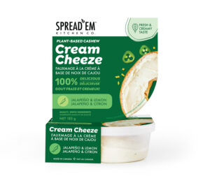 Plant-Based Cheese: Cashew Cream Cheese, Jalapeño and Lemon image