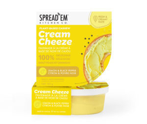 Plant-Based Cheese: Cashew Cream Cheese, Lemon and Black Pepper image