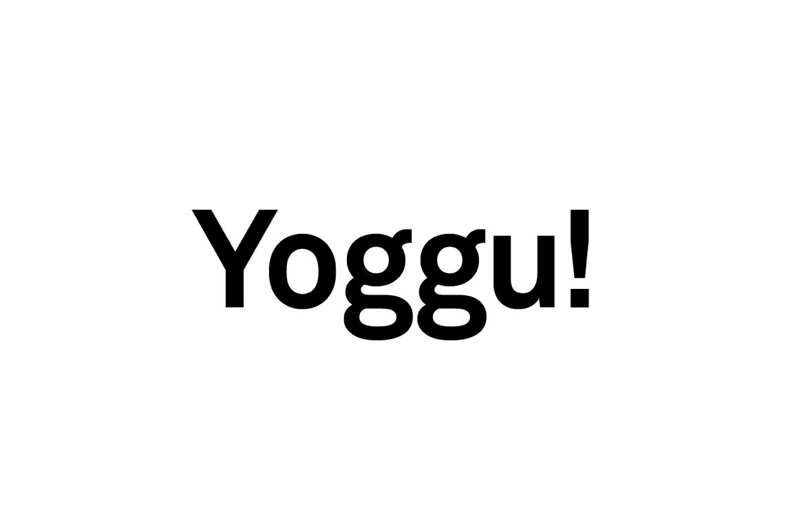 Yoggu! logo image.