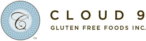 Cloud 9 Gluten Free Foods logo image.