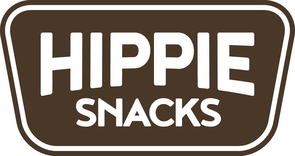 Hippie Snacks logo image.