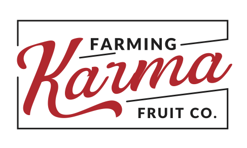 Farming Karma Fruit Company logo image.