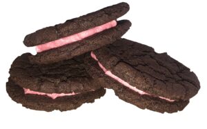 Cookie Sandwich: Large Chocolate Raspberry; Gluten-Free and Vegan image