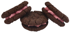 Cookie Sandwich: Mini Chocolate Raspberry; Gluten-Free and Vegan image