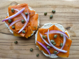 Plant-Based Salmon Lox: Made from Carrots image